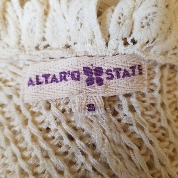 Altar'd State Crochet Vest Kimono - Picture 3 of 7